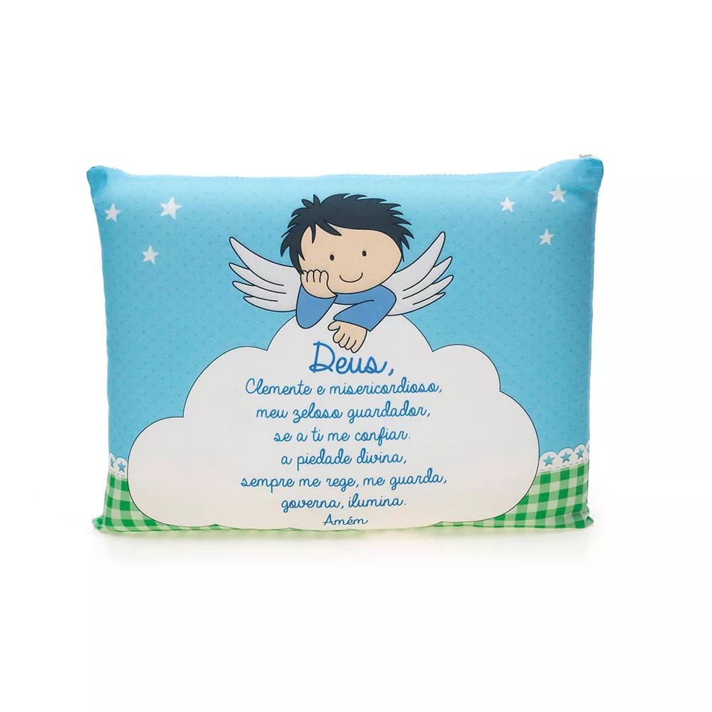 ALMOFADA VISCO SANTO ANJO AZUL 