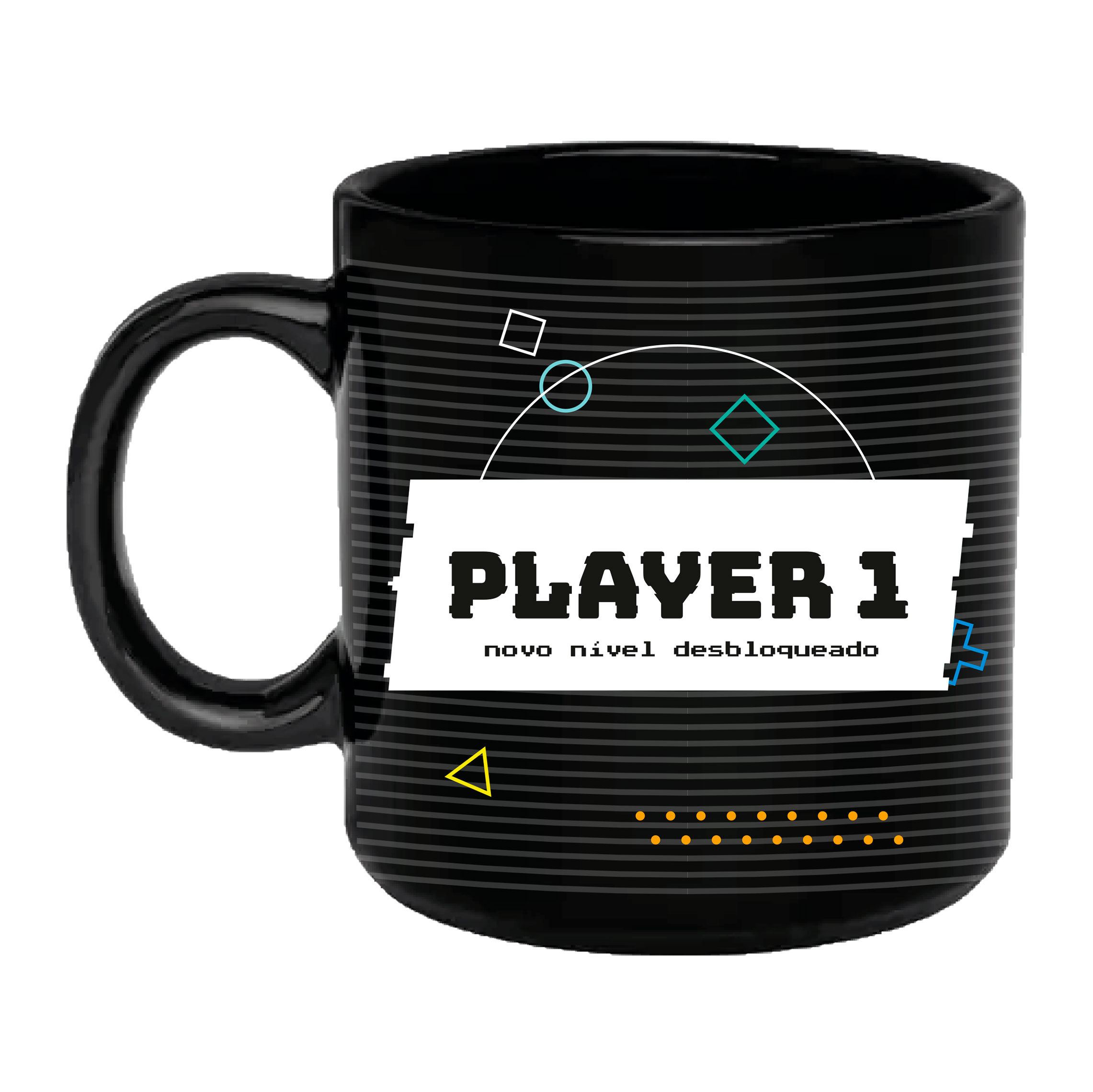 CANECA CILINDRICA 360ML GAME GEEK