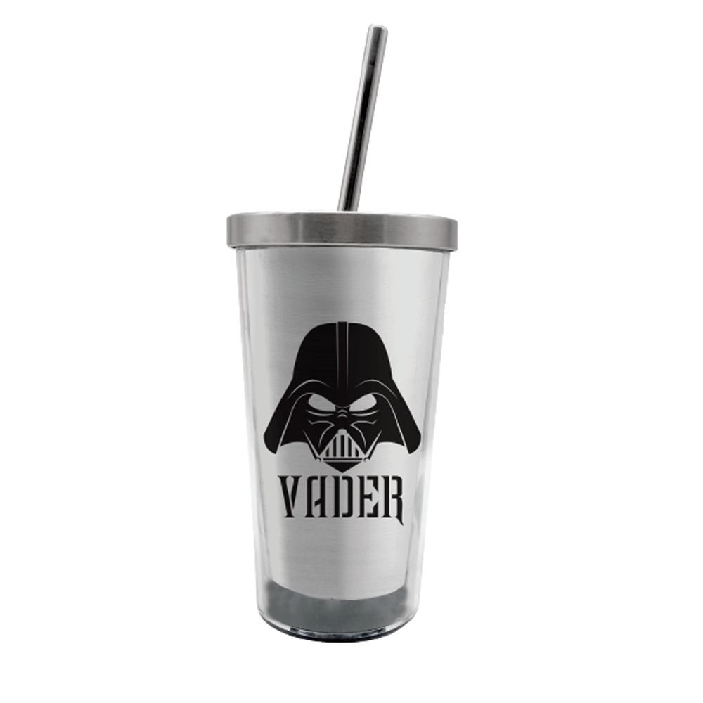 COPO COM CANUDO ECO DARTH VADER FIRE