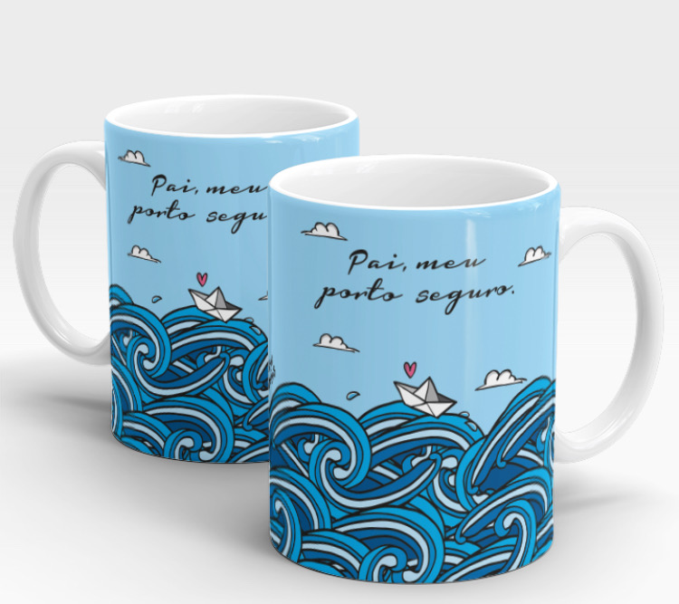 CANECA PAI MEU PORTO SEGURO