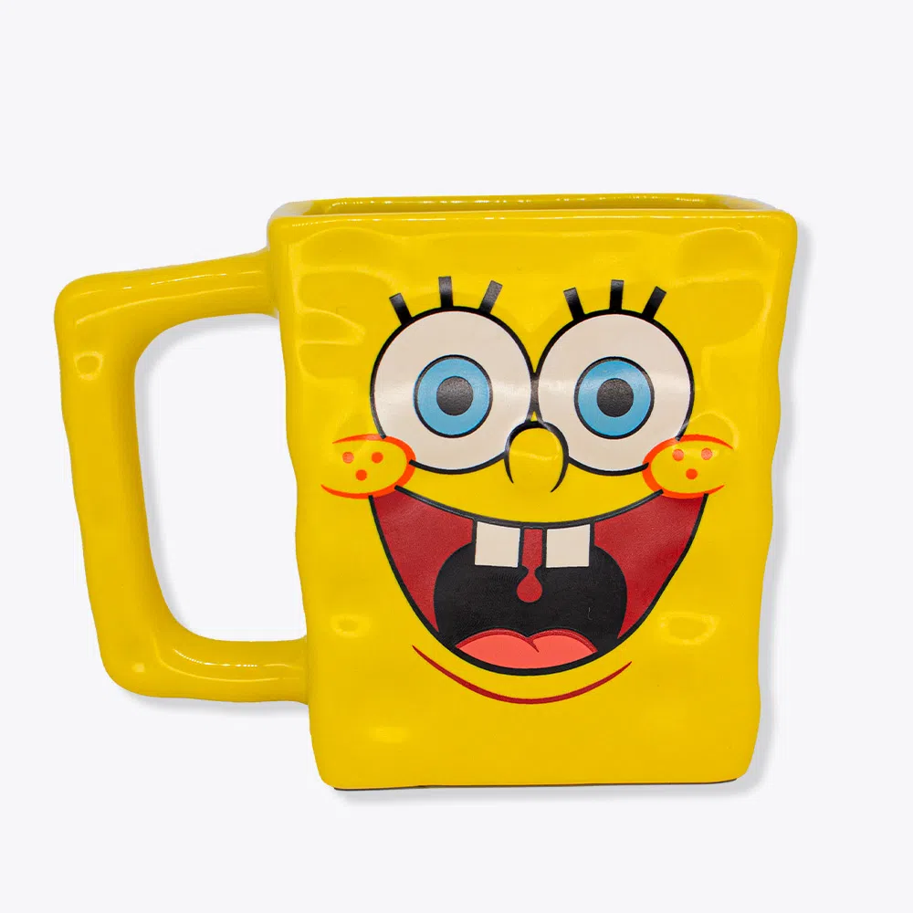 CANECA FORMATO BOB ESPONJA