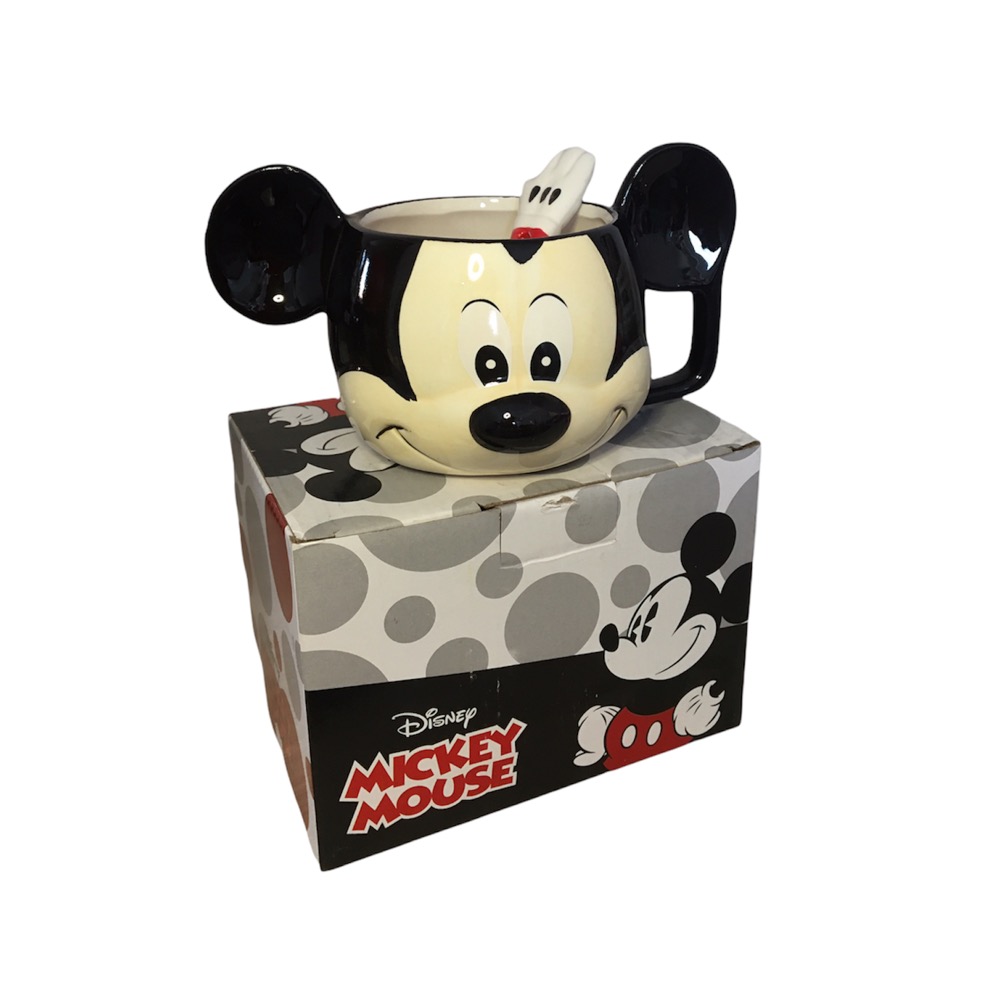 CANECA MICKEY 3D COM COLHER